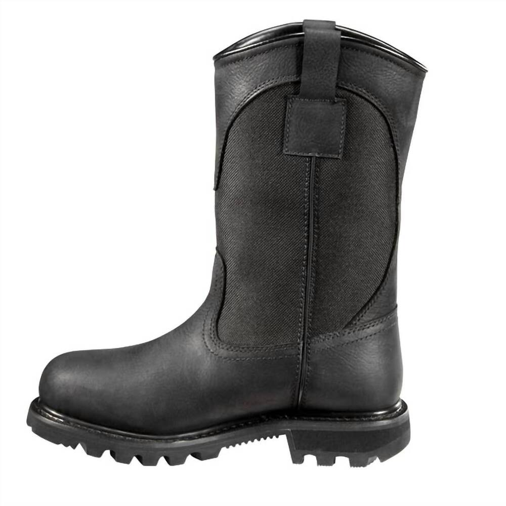 NEW CARHARTT women's waterproof slip resistant wellington work boot in black